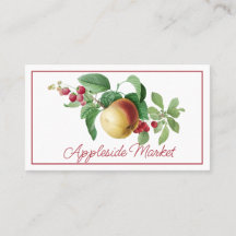 Detaillierter Apfel- und Beerenstiel