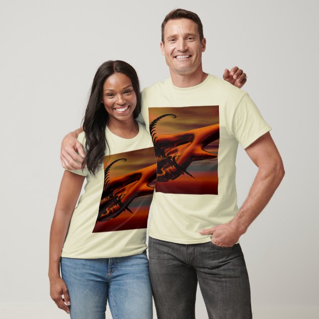 Detaillierter Cyberbaum T-Shirt (Unisex)