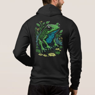 Detaillierter Teigfrosch Hoodie