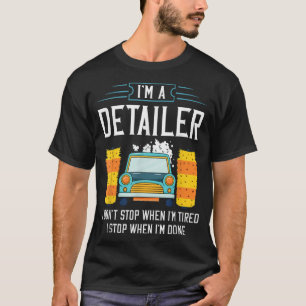 Detaillierter Wagen im Detail Autowasch T-Shirt