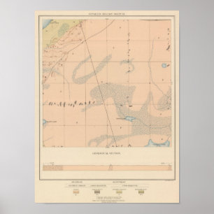 Detailliertes Geologie-Blatt IX Poster