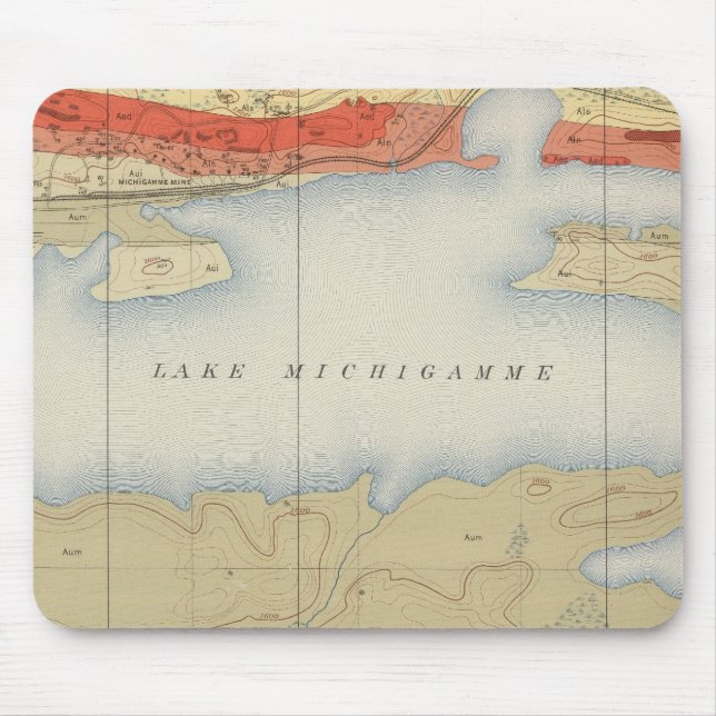 Detailliertes Geologie-Blatt V Mousepad (Vorne)