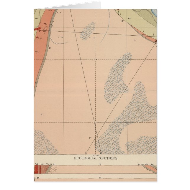 Detailliertes Geologie-Blatt VII (Vorne)