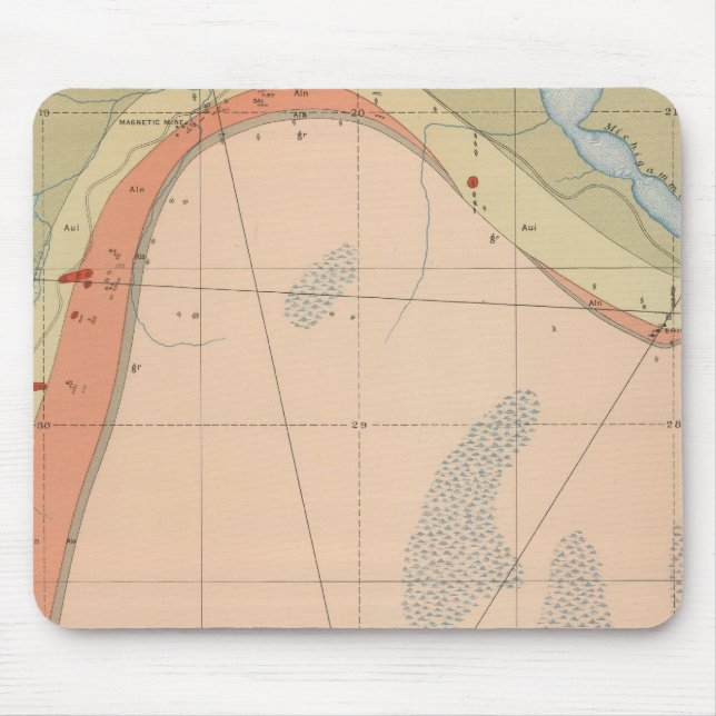 Detailliertes Geologie-Blatt VII Mousepad (Vorne)