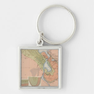 Detailliertes Geologie-Blatt XI Schlüsselanhänger