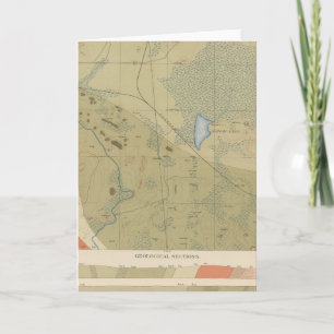 Detailliertes Geologie-Blatt XIX Karte