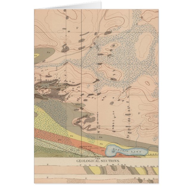 Detailliertes Geologie-Blatt XVIII (Vorne)