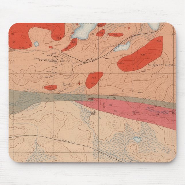 Detailliertes Geologie-Blatt XXIX Mousepad (Vorne)