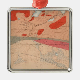 Detailliertes Geologie-Blatt XXIX Silbernes Ornament