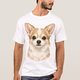 Detailliertes realistische Enten-Toller-Hundeportr T-Shirt