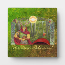 Detailportrait des keltischen Eichenkönigs