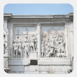 Details aus dem Konstantin Quadratischer Aufkleber