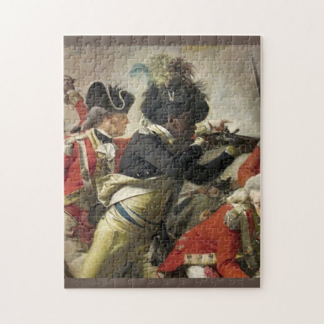 Details aus dem Tod von Major Peirson Puzzle (Vertikal)