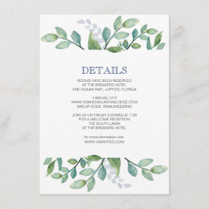 Details Card Grüne Suite Begleitkarte