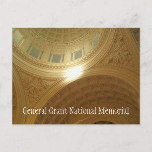 Details der Decke, Mausoleum General Grant Memoria Postkarte