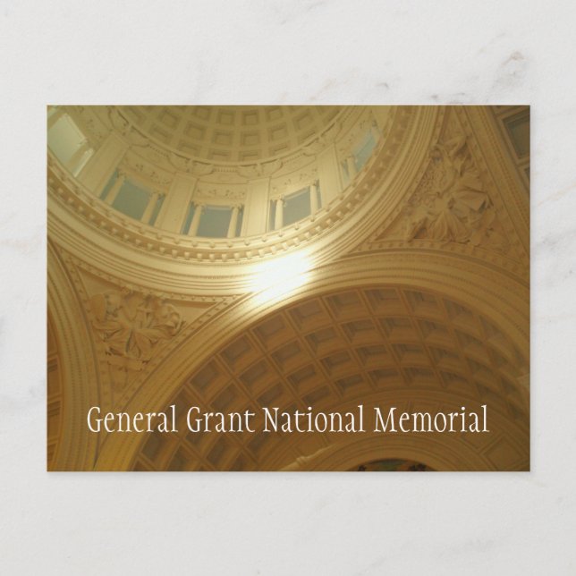 Details der Decke, Mausoleum General Grant Memoria Postkarte (Vorderseite)