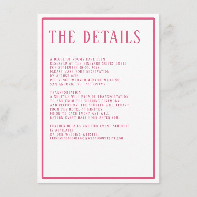 Details Einfache moderne, fett farbige Hexagon Geo Begleitkarte (Vorderseite)