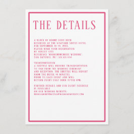 Details Einfache moderne, fett farbige Hexagon Geo Begleitkarte