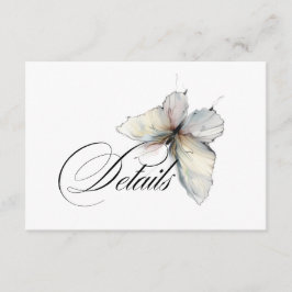 Details Elegante abstrakte Tinte Pastell Schmetter Begleitkarte