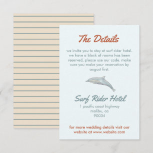 Details Karte Aquarell-Illustration