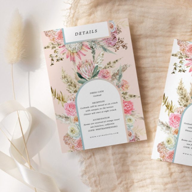 Details-Karte für den tropischen Bohemischen Erröt Begleitkarte (Von Creator hochgeladen)