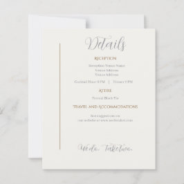 Details Karte Wir machen zwei zweite Hochzeiten