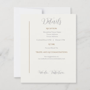 Details Karte Wir machen zwei zweite Hochzeiten