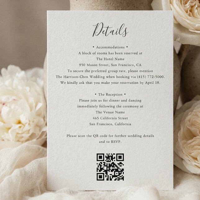 Details QR-Code RSVP Hochzeit Begleitkarte (Von Creator hochgeladen)