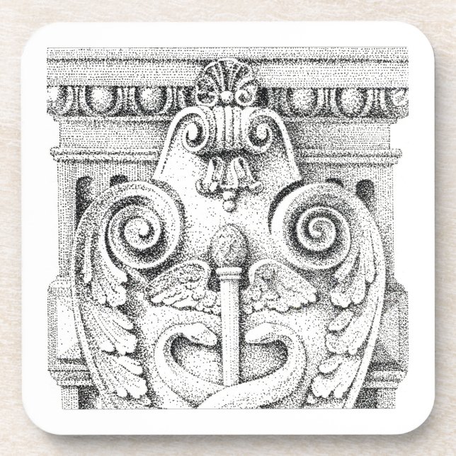 DETAILS Untersetzer aus Hartkunststoff (Vorderseite)