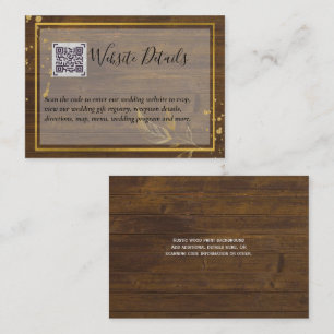 DETAILS-Website zum Hochzeitstichtag QR CODE UAWG  Begleitkarte
