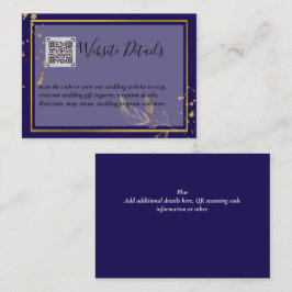 DETAILS-Website zum Hochzeitstichtag QR CODE UAWG Begleitkarte