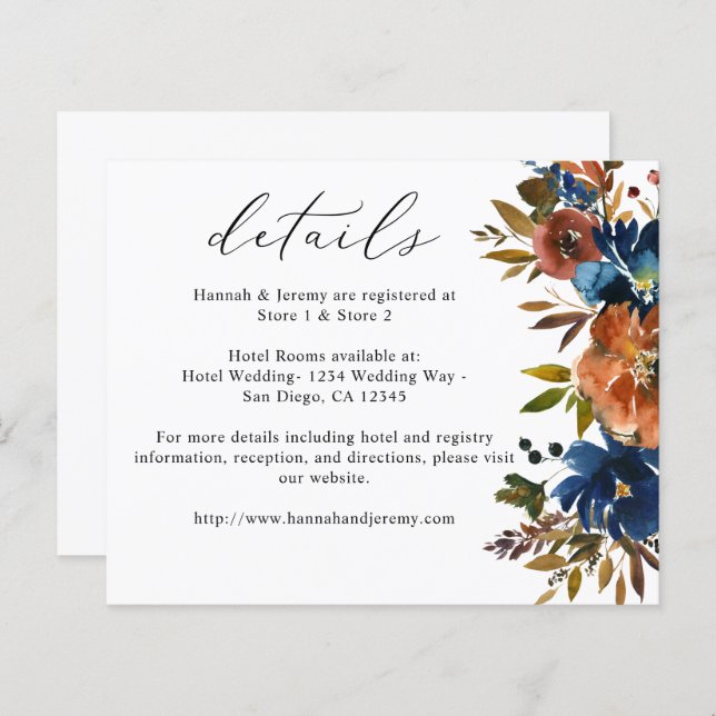 Details zu den Haushalts-Marine, Orange & Brown Fa (Vorne/Hinten)