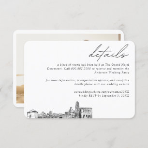 Details zu den Zimmern des Pittsburgh Wedgh Hotel Begleitkarte