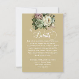 Details zu Hochzeiten in Grün und Weiß