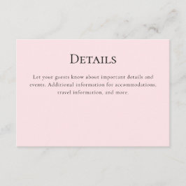 Details zu Rosa Flamingo Begleitkarte