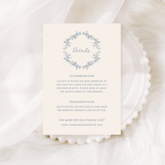 Details zu rustikalen Vintagen Blumenrahmen Begleitkarte (Von Creator hochgeladen)