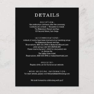 Details zu Schwarz-Weiß-Hochzeiten Flyer