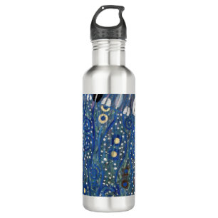 Details zum Blauen Silbersilber von Klimt Edelstahlflasche