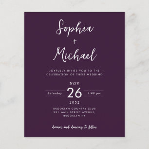 Details zum Foto QR Website Lila Wedding