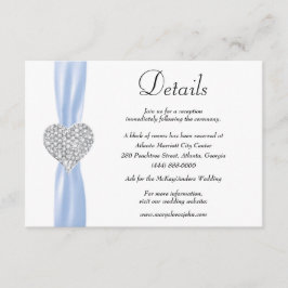 Details zum Hochzeitskalender von Diamond Heart Bl Begleitkarte