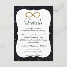 Details zum Hochzeitsszenario für Black Glitzer Go