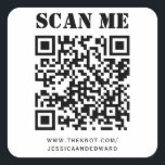 Details zum Hochzeitsszenario mit benutzerdefinier Quadratischer Aufkleber<br><div class="desc">Entworfen für Paare,  die die Einfachheit der modernen Ästhetik schätzen. Die Verwendung eines QR-Codes ermöglicht es Ihren Gästen,  detaillierte Informationen über Ihre Hochzeit zu erhalten,  während das schwarze und minimale Design eine Touch von Klasse hinzufügt.</div>