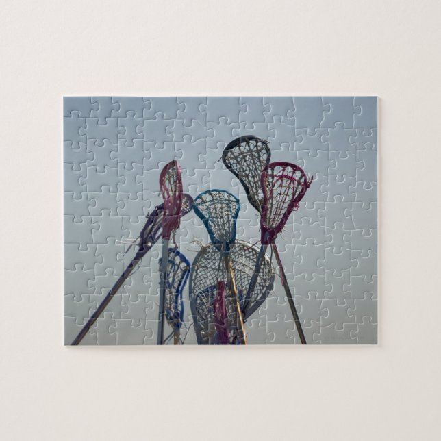 Details zum Lacrosse-Spiel Puzzle (Horizontal)