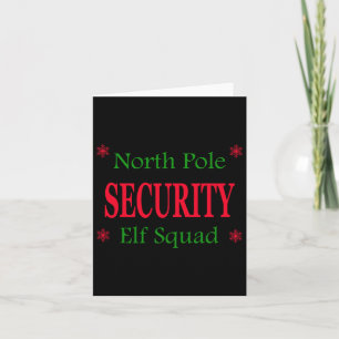 Details zum North Pole Security Elf Karte