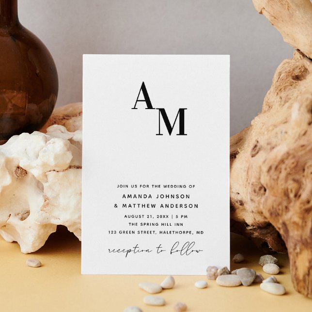 Details zum QR-Code für Hochzeiten in Schwarzweiß Einladung (Von Creator hochgeladen)