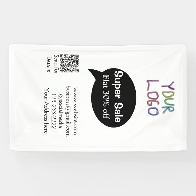 Details zum QR-Code für Superverkäufe Business Dis Banner (Horizontal)