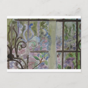 Details zum Queens-Fenster Postkarte