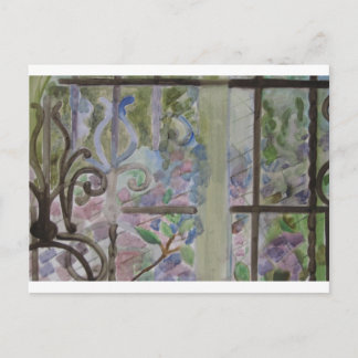 Details zum Queens-Fenster Postkarte