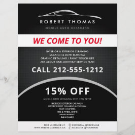 Details zum Schwarzen Auto, Reparatur des Auto, Fl Flyer