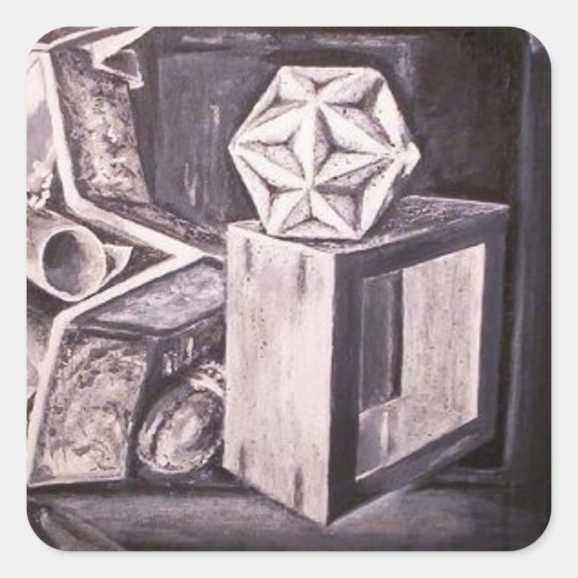 Details zum Stillleben der Aufkleber (Vorderseite)